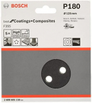 Bosch &Scaron;lif.pop,akmeniui,PEXGEX D=125mm,K180,5 vnt.