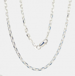 Sidabrinė grandinėlė Anchor 3 mm , briaunų apdirbimas deimantu - 3 mm. - 55 - 11.7 g.