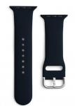 iLike Hurtel Silicone Apyrankė APS skirta Apple Watch 42/44/45mm Apyrankė Watch Bracelet - juodos spalvos