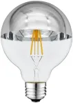 4W LED lemputė OPTONICA G95, E27, 2700K, sidabro sp. stiklas