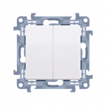 Kontakt-Simon Žvakidė jungtis su LED blykste balta 10AX (CW5BL.01 / 11)