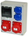 Els Polska ELS Elektrotechnika Maitinimo komplektas MIKO-4M 2x16A/5P + 2x230V IP44 E901304021