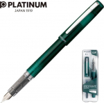 Platinum ra&scaron;iklis Platinum Prefounte Dark Emerald, F, plastikiniame dėkle, lizdinėje plok&scaron;telėje, žalia