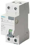 Siemens 5SV4314-0KL Wyłącznik r&oacute;żnicowoprądowy SENTRON 2P 40A 30mA Typ AC biegun N su lewej 5SV4314-0KL