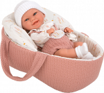 Arias kūdikėlis rausvoje ne&scaron;yklėje, mergaitė, 33 cm