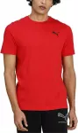 Puma Medvilniniai Mar&scaron;kinėliai Vyrams ESS Small Logo Tee Raudona 586668 47