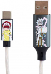 Rick Morty &Scaron;viečiantis laidas Lazerbuilt Rick and Morty USB A to USB C