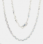 Sidabrinė grandinėlė Anchor 3 mm , briaunų apdirbimas deimantu - 3 mm. - 55 - 11.3 g.