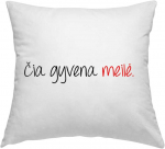 Pagalvės užvalkalas "Čia gyvena meilė"
