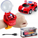 Laikrodžiu valdomas RC automobilis (Raudonas)