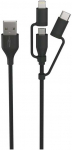 ANSMANN USB 3 viename duomenų / įkrovimo laidas, 120 cm