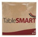 Multi &bdquo;TableSMART&ldquo; aeruoto popieriaus servetėlės, 40x40 cm, natūralios, 40 vnt./pak.