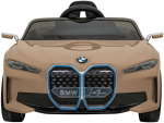 Elektrinė ma&scaron;ina vaikams BMW I4 aukso spalvos