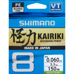 Pintas valas Shimano Kairiki 8, 150m, 0.19mm, 12kg, žalias