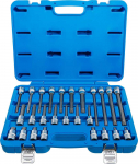 Bgs Technic Antgalių rinkinys | 12,5 mm (1/2") | Spline (XZN) M4 - M16 | 26 vnt. (5180)