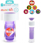 MUNCHKIN gertuvė-puodelis MY MIRACLE 360, violetinė, 18+ mėn.