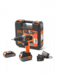 Akumuliatorinis gręžtuvas Black&Decker BCD003MEM2K-QW,18V, 2x2,5Ah