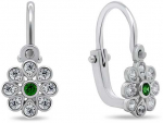 Brilio Silver Brilio Sidabrinis Delicate girl&acute;s sidabrinis earrings Flowers EA190WG