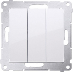 Kontakt Simon Orno TRIPLE PUSH BUTTON DP31.01/11-SIMON54 250 V 10 A