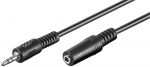 Goobay TECHLY 509353 Techly Audio stereo prailginimo laidas Jack 3.5mm M/F 10m juodas