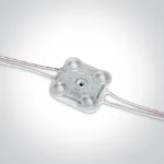 4x0,5W/10W/m LED modulis, IP65, tiekiamas 50 vnt. grandinėje, bendras ilgis 10m., 7840D/D