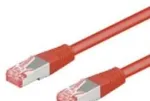 Goobay CAT 6 ki&scaron;tukinis kabelis S/FTP (PiMF), raudonas, 10 m, Cat6, S/FTP (S-STP), RJ-45, RJ-45, raudonas