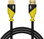 HDMI-HDMI jungtis GELTONA tiesi 3m 4K