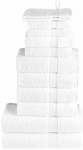 Rank&scaron;luostis Rank&scaron;luosčių rinkinys SOLUND, 12vnt., balti, 600g/m&sup2;