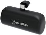 Powerbank Manhattan Powerbank 5000 mAh wtyczka USB Typ-C 10W juoda