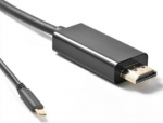 C2G Kabelis Brackton USB Type-C ki&scaron;tukas - HDMI ki&scaron;tukas 4K 1m