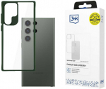 Dėklas 3mk Satin Armor Case+ Žalias pro Samsung Galaxy S24 Ultra