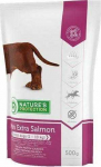 NATURE'S PROTECTION Mini extra la&scaron;i&scaron;a Adult Small breed dog, suaugusių mažų ir labai mažų veislių &scaron;unų sausas pa&scaron;aras su la&scaron;i&scaron;a, 500g
