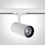 Lubinis &scaron;viestuvas 20W LED &scaron;viestuvas į bėgelius, baltas, 3000K, 65642BT/W/W