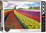 Tulip Eurographics 1000 detalių dėlionė &bdquo;Tulpių laukai&ldquo; 67&times;49 cm &ndash; ry&scaron;kus pavasario peizažas