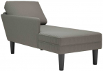Sofa Chaise Lounge su pagalvės &scaron;viesiai pilku velveto audiniu
