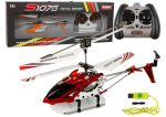 Lean Toys Nuotoliniu būdu valdomas sraigtasparnis Syma S107G su giroskopu, raudonas