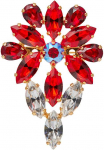 Diamond Sky Jewelry Segė moterims DiamondSky "Mirtel II (Light Siam / Siam)" su Swarovski kristalais