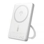 Dudao K28S 20W PD 5000mAh Powerbank su MagSafe is stoveliu - sidabro spalvos