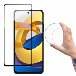 Wozinsky viso dangčio Flexi nano stiklo plėvelė grūdintas stiklas su rėmeliu Xiaomi Poco M4 Pro 5G skaidrus