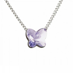 Sidabrinė grandinėlė su Swarovski kristalais Brasco 56988