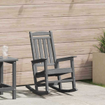 Sodo supamoji kėdė &Scaron;viesiai pilka 92 x 70 x 108cm HDPE