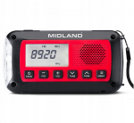 ALAN Midland ER100 avarinis radijas su 2600 mAh baterija