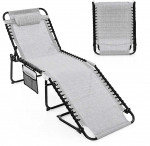 Promotions Gultas saulės vonioms, 168x69x41 cm, Pilka