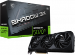 Vaizdo plok&scaron;tė MSI GeForce RTX 5070 Ti 16G SHADOW 3X OC | NVIDIA | 16 GB | GeForce RTX 5070 | GDDR7 | HDMI jungties kiekis: 1 | PCI Express Gen 5