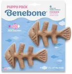 Benebone - Fishbone &scaron;uniukų žaislai, 2 vnt. pakuotėje - Mini - 12 cm - (81005421033)