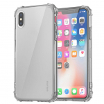 Evelatus Apple iPhone X/XS Military Shockproof Silikoninis dėklas TPU Juodas
