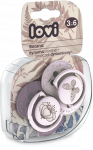 LOVI 22/870 Dinaminis silikoninis čiulptukas 3-6 m 2vnt Botanic Girl
