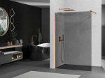 Walk-in du&scaron;o sienelė Mexen Kioto, grafitas, Rose Gold, 80 x 200 cm