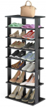 Bonideco Select Batų lentyna 45x25x110cm., juodos spalvos