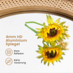 Bonideco Select Sieninis veidrodis 65x65x1,5cm., &scaron;viesiai rudos spalvos